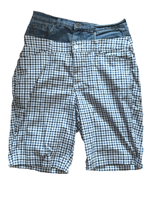 2009DOUBLEWAISTCHECKEREDSHORTS